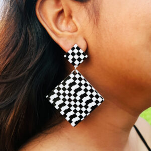 Geometric Dangle Earring
