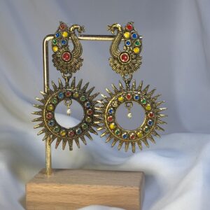 Intricate Peacock Sun Dangler