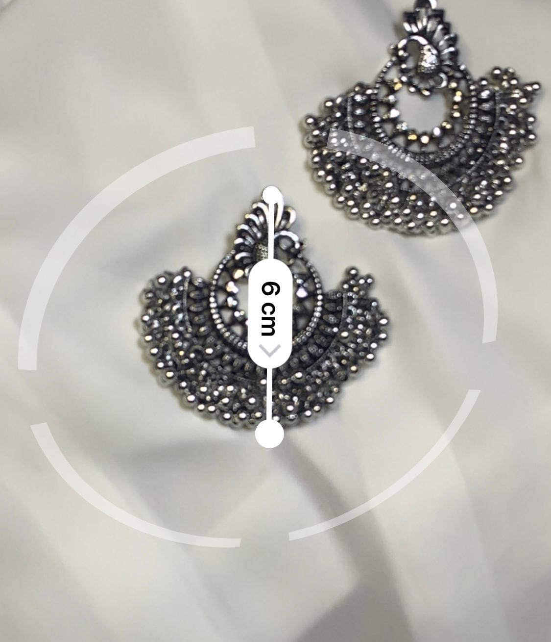 Vintage Peacock Design Jhumka - Image 2