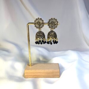 Gold & Black Cosmic Bloom